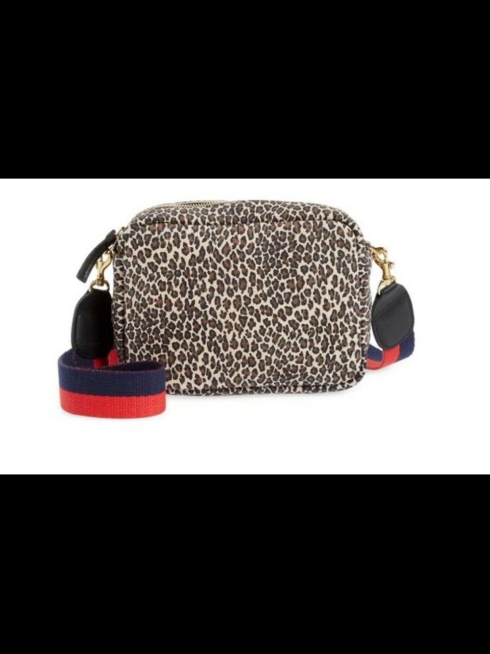 Clare V Midi Leopard Crossbody Bag